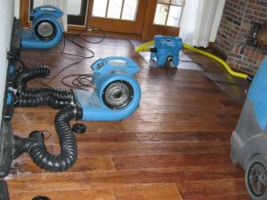 water damage restoration fans